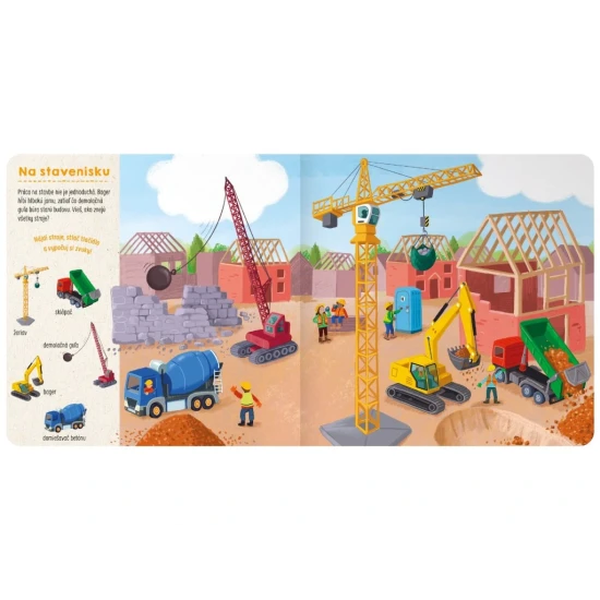 Hľadaj a počúvaj Vozidlá – Zábavná zvuková kniha pre deti