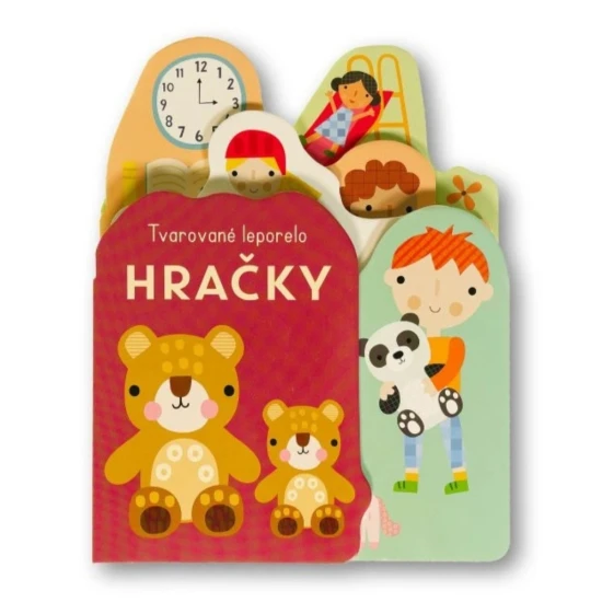 Tvarované leporelo – Hračky pre malé zvedavé deti