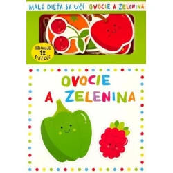 Malé dieťa sa učí Ovocie a zelenina