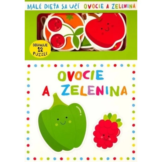 Malé dieťa sa učí Ovocie a zelenina