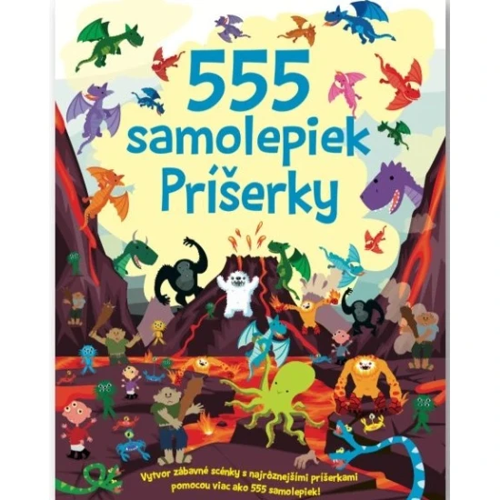 Samolepkový zošit Príšerky: viac ako 555 strašidelných samolepiek