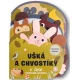 Ušká a chvostíky v lese Tvarované leporelo pre najmenších
