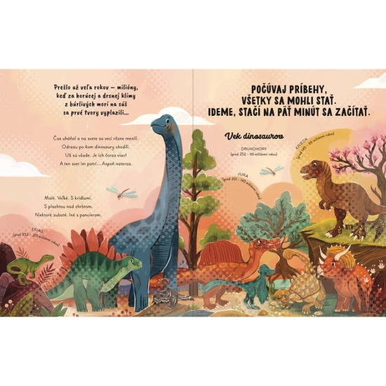 Päťminutové príbehy dinosaurov - obálka knihy