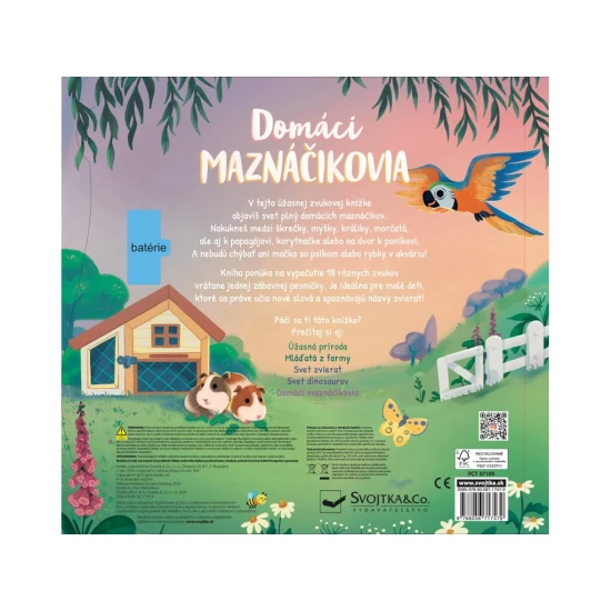 Domáci maznáčikovia -18 zvukov - obálka knihy