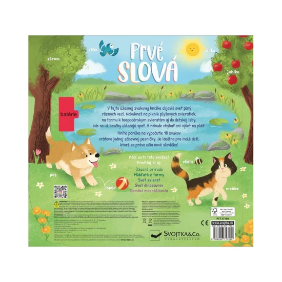 Prvé slová -18 zvukov - obálka knihy