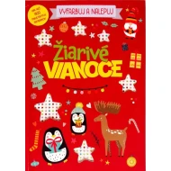 Vyfarbuj a nalepuj Žiarivé Vianoce