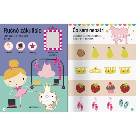 Obuj si piškóty a zatancuj si s baletkami v tejto prekrásnej knižke plnej aktivít!