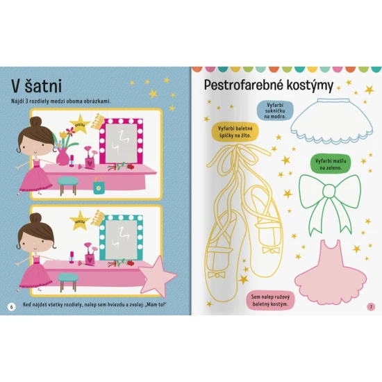 Obuj si piškóty a zatancuj si s baletkami v tejto prekrásnej knižke plnej aktivít!