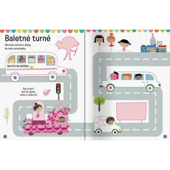 Obuj si piškóty a zatancuj si s baletkami v tejto prekrásnej knižke plnej aktivít!