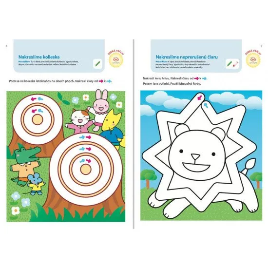 Ideálny pracovný zošit pre detské ručičky! Viac ako 80 nálepiek, aktivít na rozvoj zručností prostredníctvom hier a zábavných úloh.