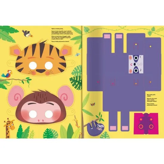Vydaj sa do džungle za poriadnym dobrodružstvom s 50 samolepkami, vytláčacími maskami a modelmi!