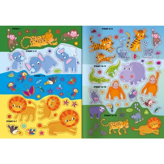 Vydaj sa do džungle za poriadnym dobrodružstvom s 50 samolepkami, vytláčacími maskami a modelmi!