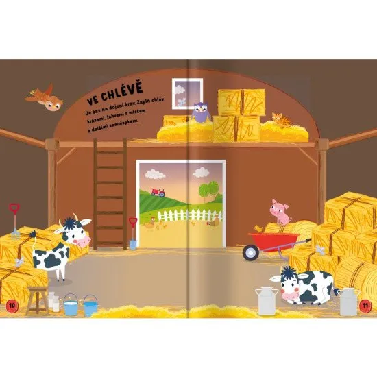 Vydaj sa na farmu za poriadnym dobrodružstvom s 50 samolepkami, vytláčacími maskami a modelmi!