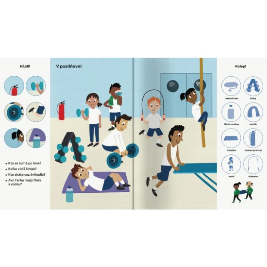 Spoznaj hasičov a ich prácu. Čaká ťa vyše 101 obrázkov - niektoré na hľadanie, iné na dolepenie.