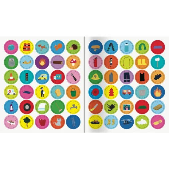 Spoznaj hasičov a ich prácu. Čaká ťa vyše 101 obrázkov - niektoré na hľadanie, iné na dolepenie.