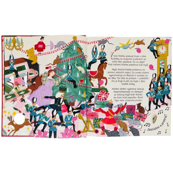 Vychutnajte si Čajkovského hudbu pri čítaní vianočného príbehu o Kláre a Luskáčikovi.