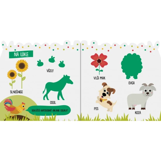Dolepuj samolepky a spoznaj zvieratá z farmy.