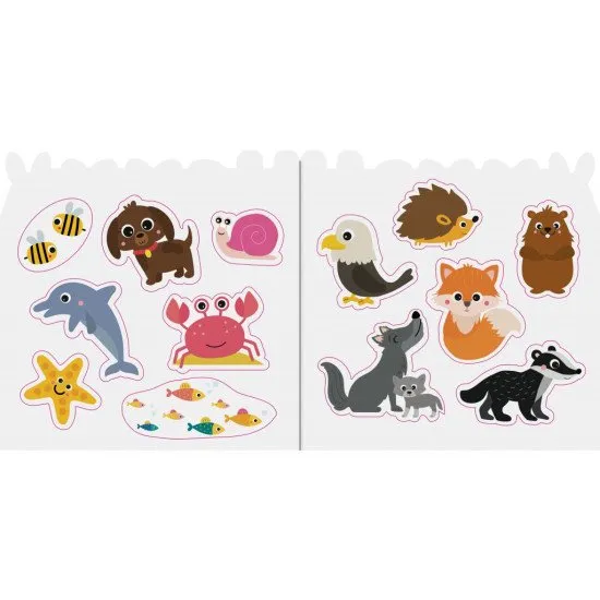 Dolepuj samolepky a spoznaj zvieratá z celého sveta.