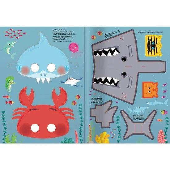 Vydaj sa pod morskú hladinu za poriadnym dobrodružstvom s 50 samolepkami, vytláčacími maskami a modelmi!