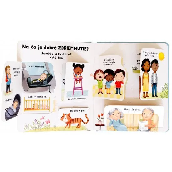 Leporelo s odklápacími okienkami jednoducho a zrozumiteľne vysvetľuje, prečo je spánok pre telo i myseľ dôležitý, a tiež pomôže s radami, čo robiť pred spaním.