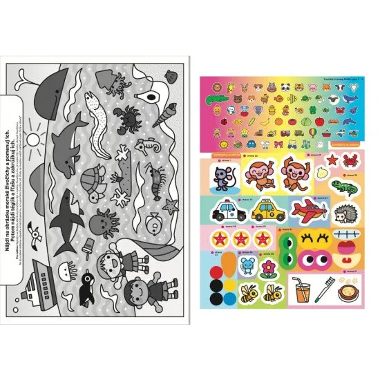 Ideálny pracovný zošit pre detské ručičky! Je určený deťom vo veku dvoch až troch rokov, ktoré sa ešte len začínajú učiť.