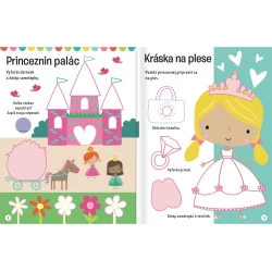 Princeznin palác - Veľké samolepky pre malé ruky