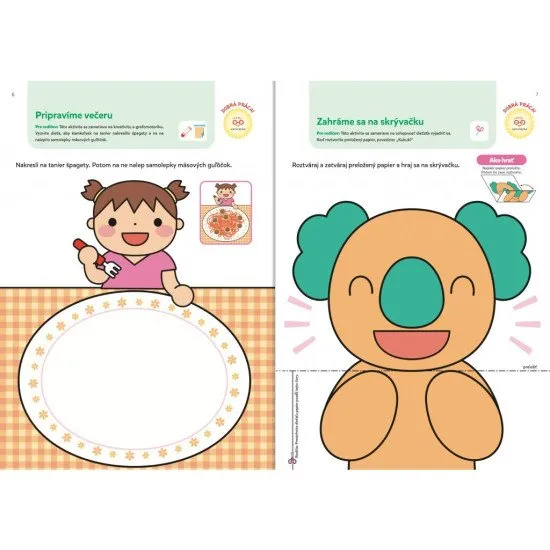 Ideálny pracovný zošit pre detské ručičky! Pútavé aktivity a budovanie zručností prostredníctvom hier a zábavných úloh.