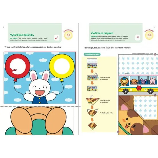 Ideálny pracovný zošit pre detské ručičky! Pútavé aktivity a budovanie zručností prostredníctvom hier a zábavných úloh.