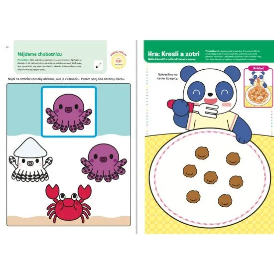 Ideálny pracovný zošit pre detské ručičky! Pútavé aktivity a budovanie zručností prostredníctvom hier a zábavných úloh.