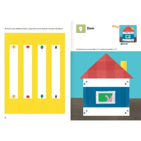 Zámerom pracovného zošita Učím sa s pastelkami je naučiť dieťa poznať farby a zoznámiť ho s používaním písacieho náčinia.