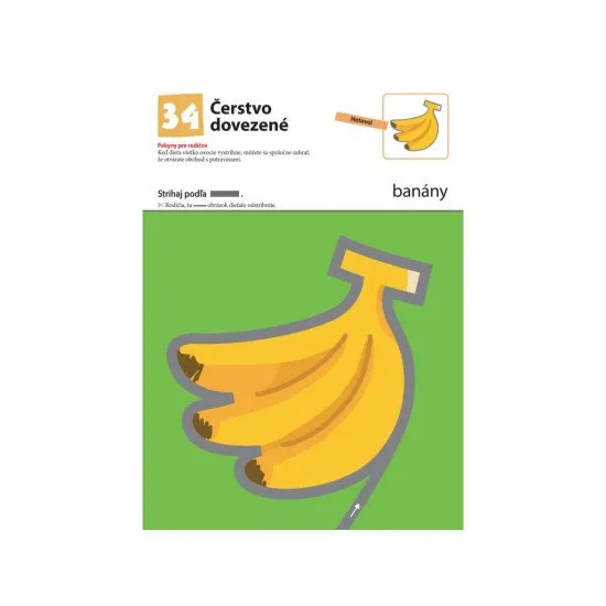 V tomto zošite si bude dieťa rozvíjať jemnú motoriku pri strihaní čiar a tvarov.