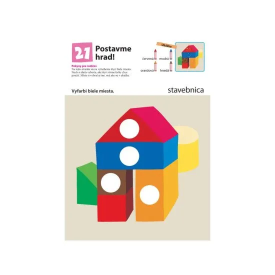 V tomto zošite si bude dieťa rozvíjať jemnú motoriku pri vyfarbovaní.