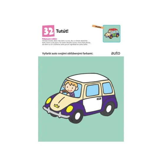 V tomto zošite si bude dieťa rozvíjať jemnú motoriku pri vyfarbovaní.