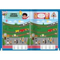 Vlaky - Aktivity so samolepkami