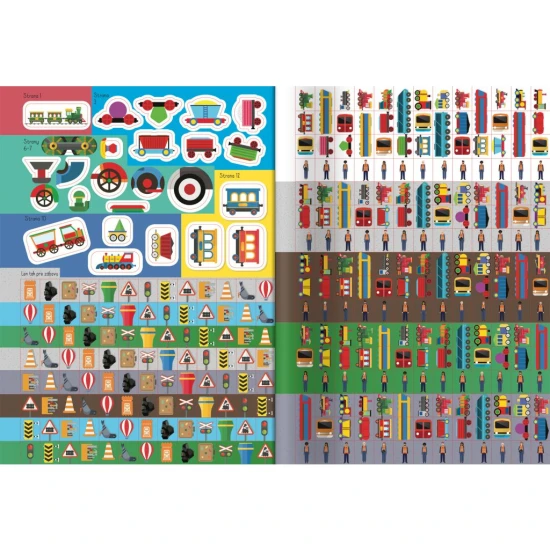 Nastupovať a odchádzame za úlohami a výzvami s 300 samolepkami a vytláčacími modelmi. 