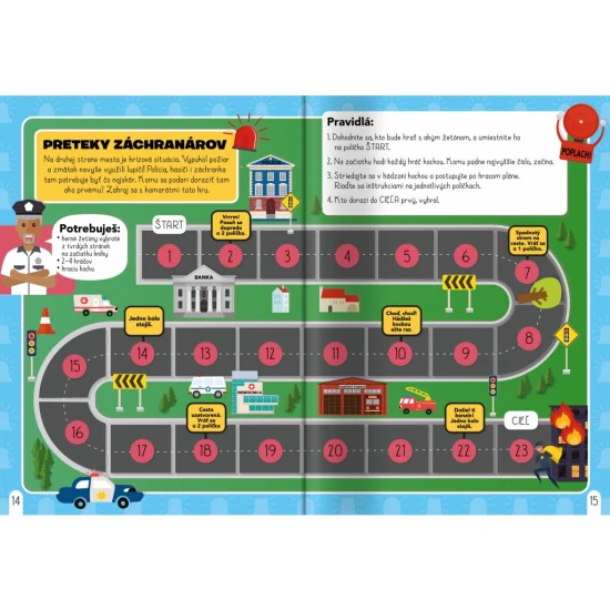 Priprav sa do akcie a na záchranu životov s 300 samolepkami a vytláčacími modelmi.