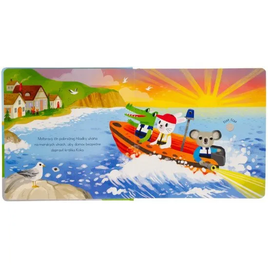 Táto zvuková kniha doplnená o svetielka ti predstaví najrôznejšie záchranárske prostriedky v konkrétnych situáciách.