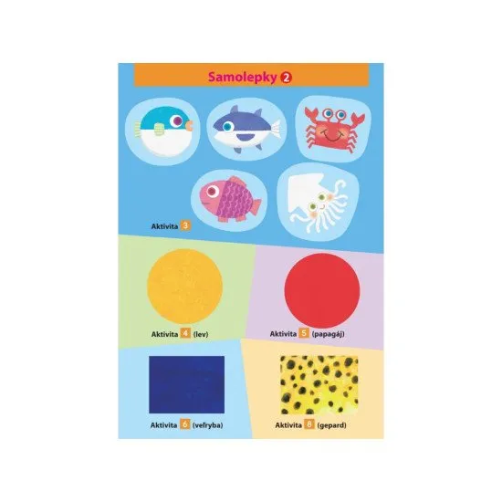 V tomto zošite si bude dieťa rozvíjať jemnú motoriku a naučí sa pracovať s lepidlom. V každom cvičení na ne čakajú hravé zvieratká.