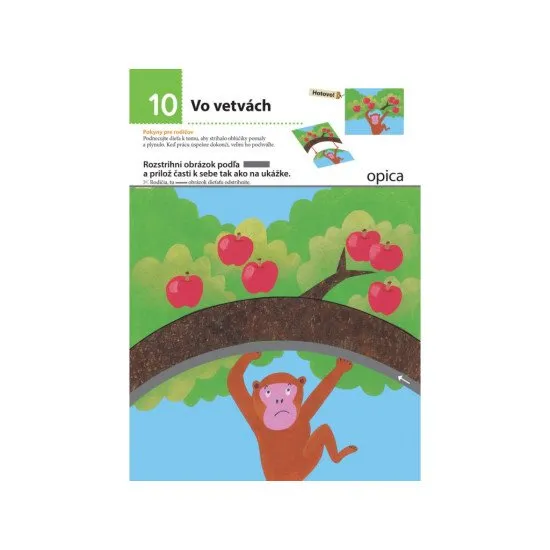 V tomto zošite si bude dieťa rozvíjať jemnú motoriku pri strihaní čiar a tvarov zvieratiek.