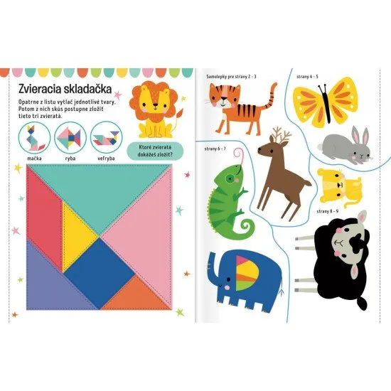 Poď sa pohrať so zvieratami z celého sveta v tejto prekrásnej knižke plnej aktivít!