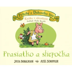 Prasiatko a sliepočka - Knižka s okienkami