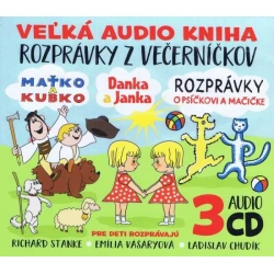 3CD BOX Veľká audio kniha - Rozprávky z večerníčkov
