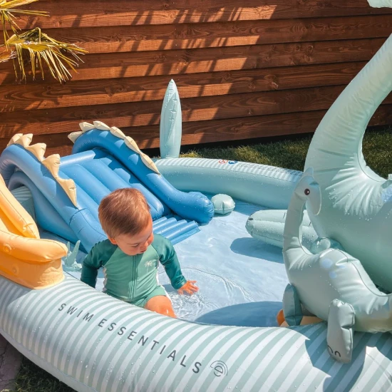 Nafukovací bazén so šmykľavkou Dino 210 cm