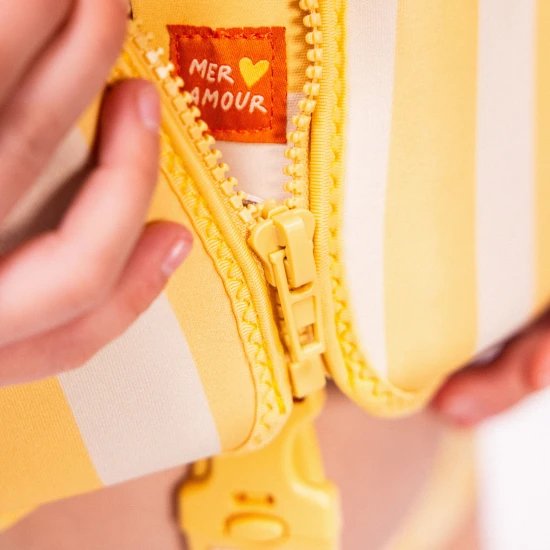 Plávacia vesta Swim Essentials Yellow Flower pre deti 2–3 roky