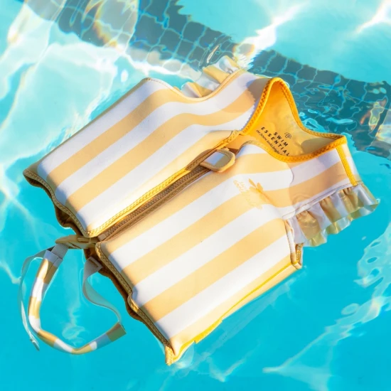 Plávacia vesta Swim Essentials Yellow Flower pre deti 3–6 roky