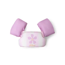 Plávacia vesta s rukávnikmi Pink Flower 2-6 rokov