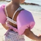 Plávacia vesta s rukávnikmi Swim Essentials Pink Flower 2–6 rokov