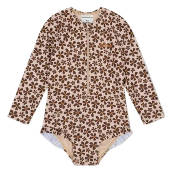 Plavky s dlhým rukávom s UPF 50+ Wild Flower