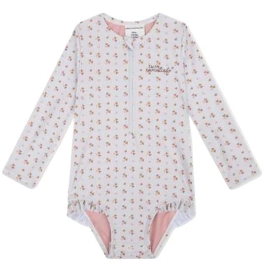 Plavky s dlhým rukávom s UPF 50+ Cozy Hearts