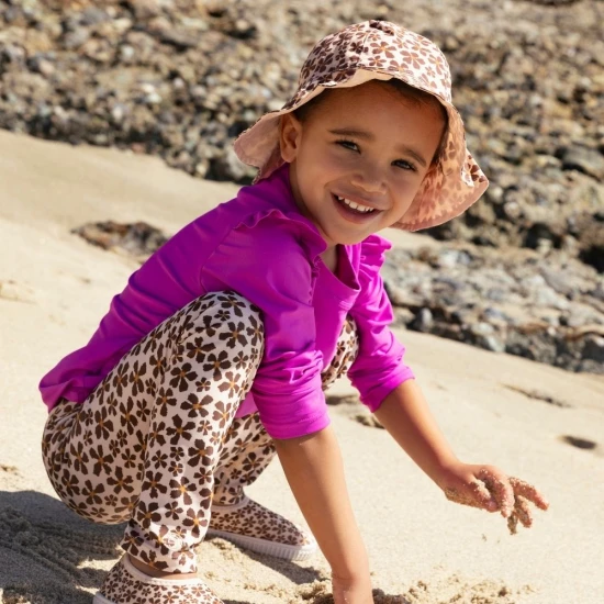 Plážový klobúk s UPF 50+ Wild Flower